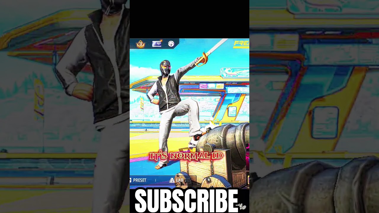 it's normal id but old player understand green criminal exchange token 💀