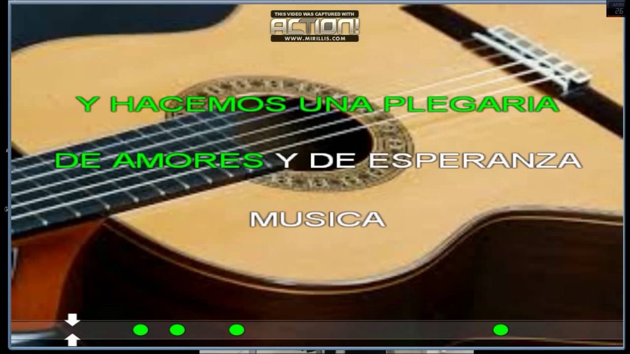 GUITARRA CON ALMA KARAOKE MANOLO ESCOBAR - YouTube