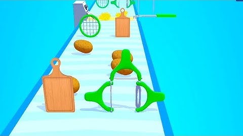 Potato Rush 🟥 Walkthrough Gameplay 🟢 All Levels Android iOS Mobile Game 🔥 Level 1-5