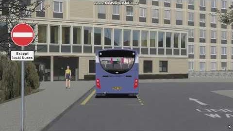 OMSI 2 Cotterell map route U18 to Bath University part 2