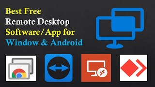 Best 5 Remote Desktop Software/App | Windows 10 Remote Application | Access computer with Mobile. screenshot 2