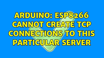 Arduino: ESP8266 cannot create TCP connections to this particular server
