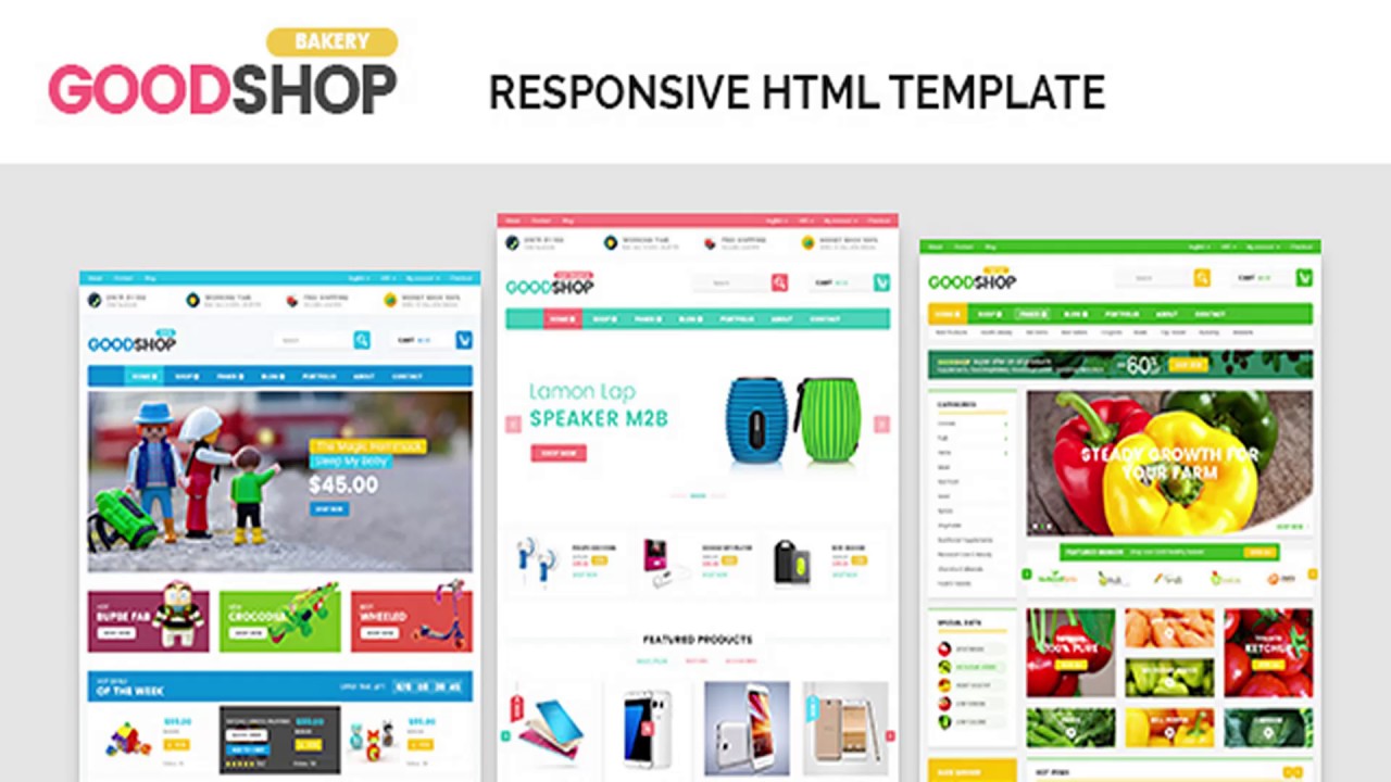 Goodshop - Multipurpose Ecommerce HTML Template | Themeforest Website Templates and Themes