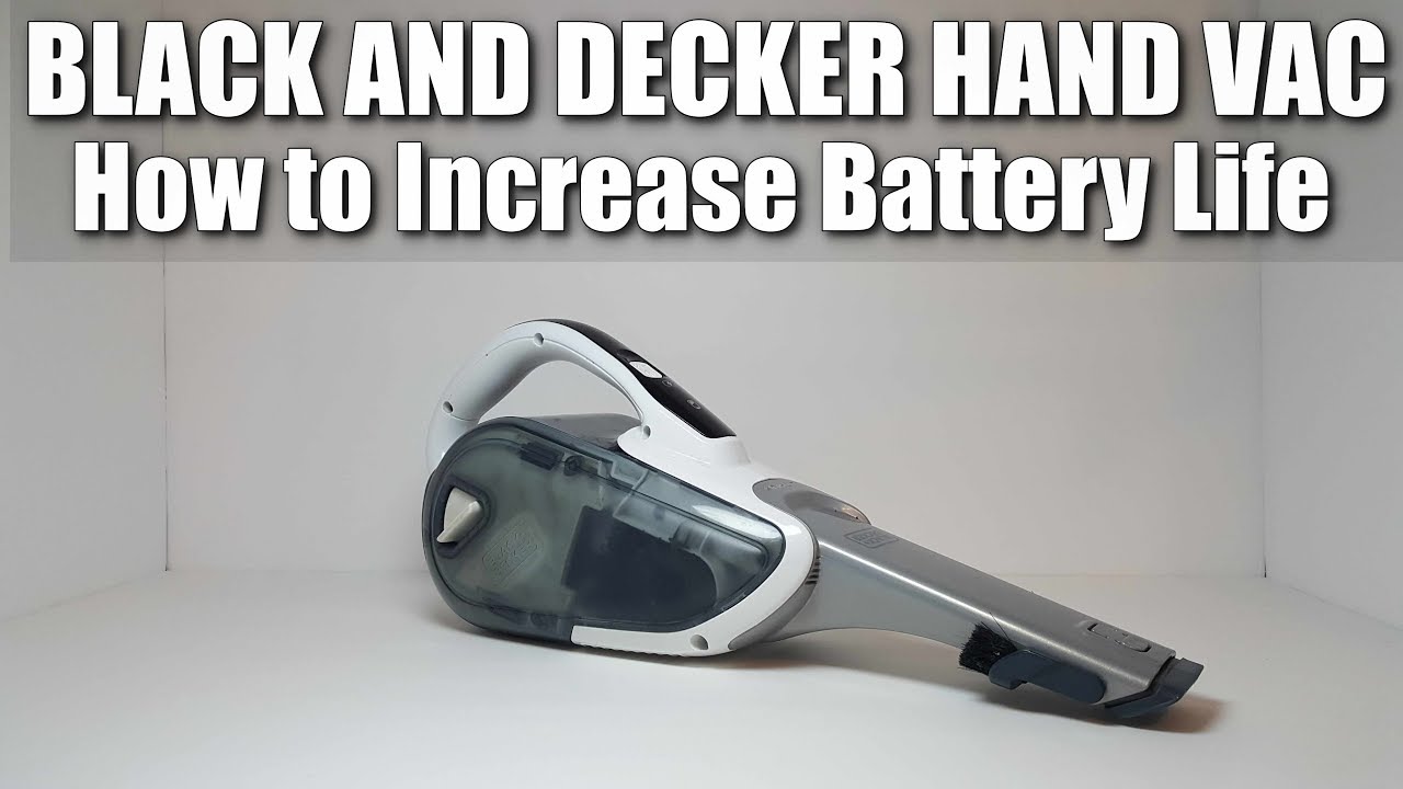 EASY DIY Replace 16v Black & Decker Hand Vacuum Battery How to CHV1410L  lithium Cordless Vac 