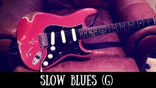 Slow Blues Jam | Sexy Guitar Backing Track (G) chords sheet