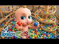 Johny Johny Yes Papa Learn Colors With MARBLE RUN Nursery Rhymes Kids Songs LooLoo Kids 