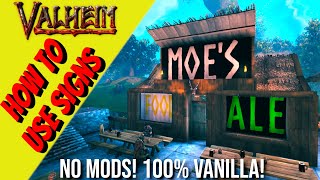 Valheim | Colored Signs Tips And Tricks