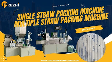 High-Speed Single & Group Straw Packing Machines – Efficient Packaging in Action!