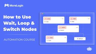 Stop Your RPA from Failing! Wait, Loop & Switch Nodes | MoreLogin Automation Tutorial for beginners