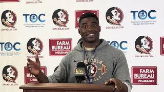 FSU Football: Ernie Sims on LB room, depth, upholding a standard, facing Alabama and Keelon Russell