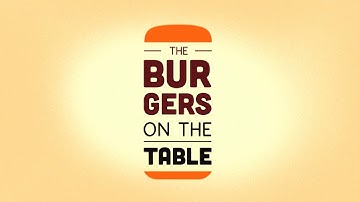 The Burguers on the Table. New brand