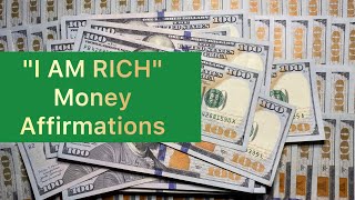 "I AM RICH" Money Affirmations | 5 Minutes Of Wealth And Money Manifestation🎬💰💰💰