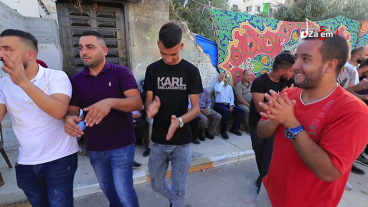 الفنان اسامة القبج 💥  دحية نارية لو زغرد صوت البارود 💥  حمام العريس اياد نور