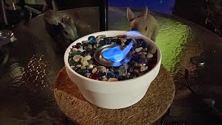 Crafty asmr || Diy fire bowl