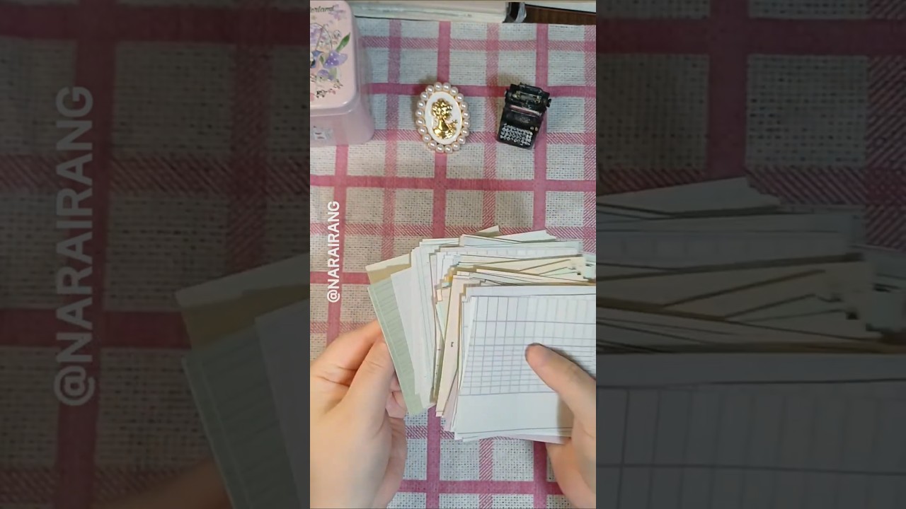 다꾸 메모지 배경지 하울 | haul with me | narairang | 2024