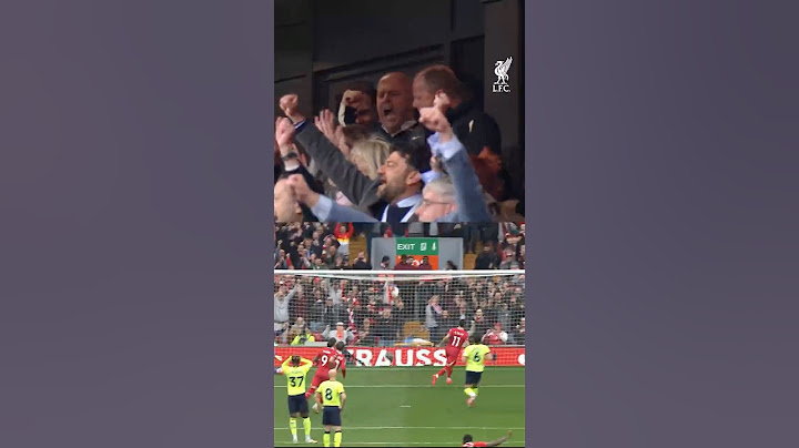 Slot's Reaction To Salah's Goal 💪