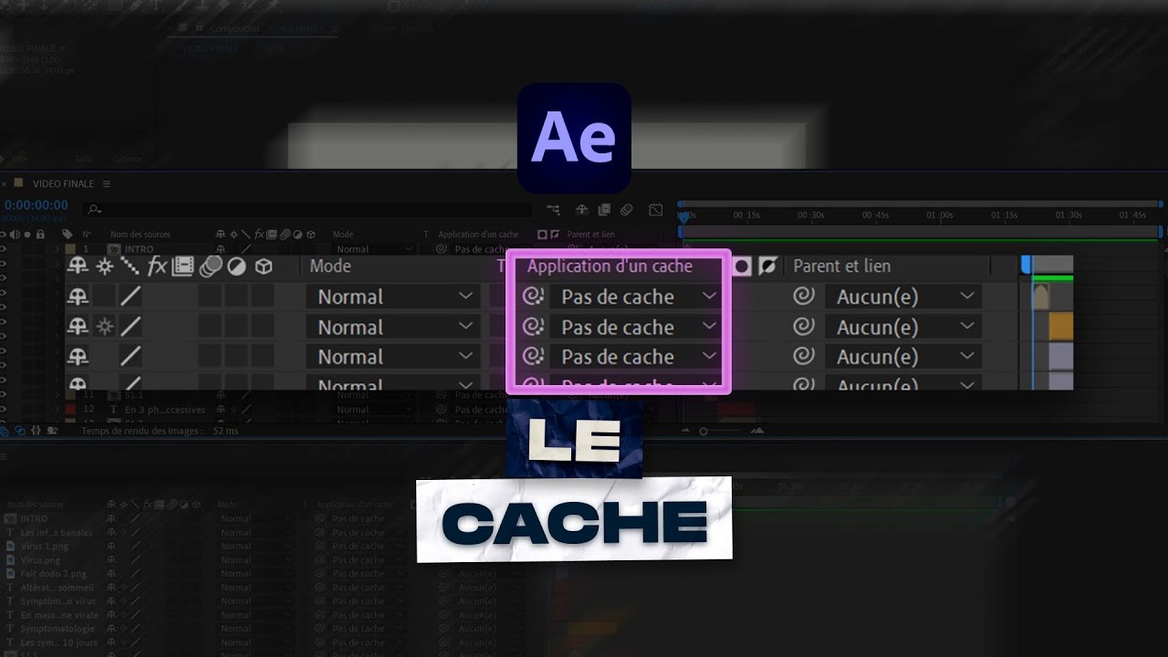 After Effect Cache Le cache dans After Effects CC - YouTube