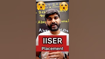 Salary & placements after IISER | What after BS-MS by IISER student|iiser exam information 2025 #iat