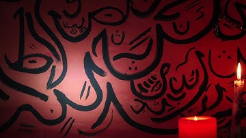 Light Striking a Red Wall with Art | Free Stock Video Footage HD 4K