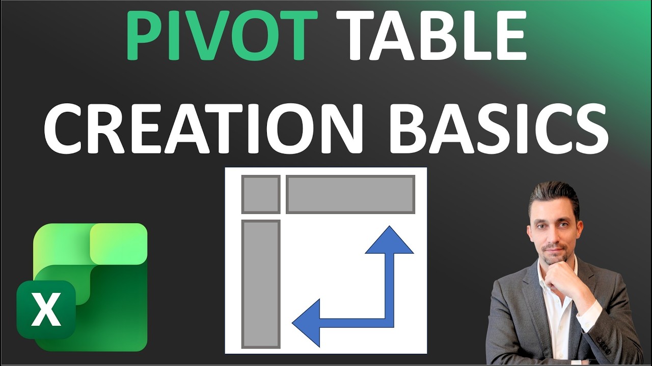Excel Tips - Pivot Table Creation Basics - YouTube
