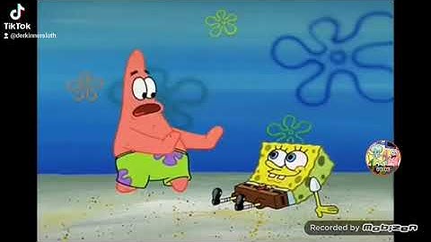 Patrick gets beat up by on invisible person