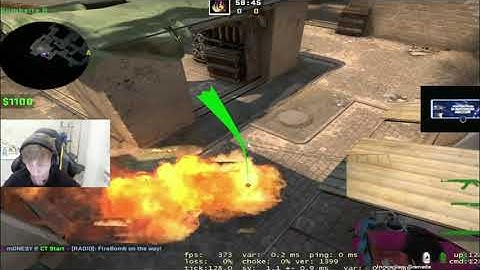 m0nesy shows molotov bug on mirage - csgo highlights