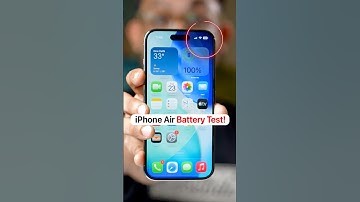 iPhone Air Real Life Battery Test! 🪫