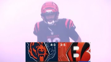 Bears vs Bengals NFL On CBS Intro/Theme Week 9 | NFL 2025