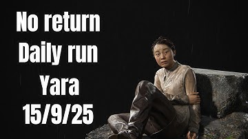 TLOU Part II. No return, daily run as Yara (17/9/25)