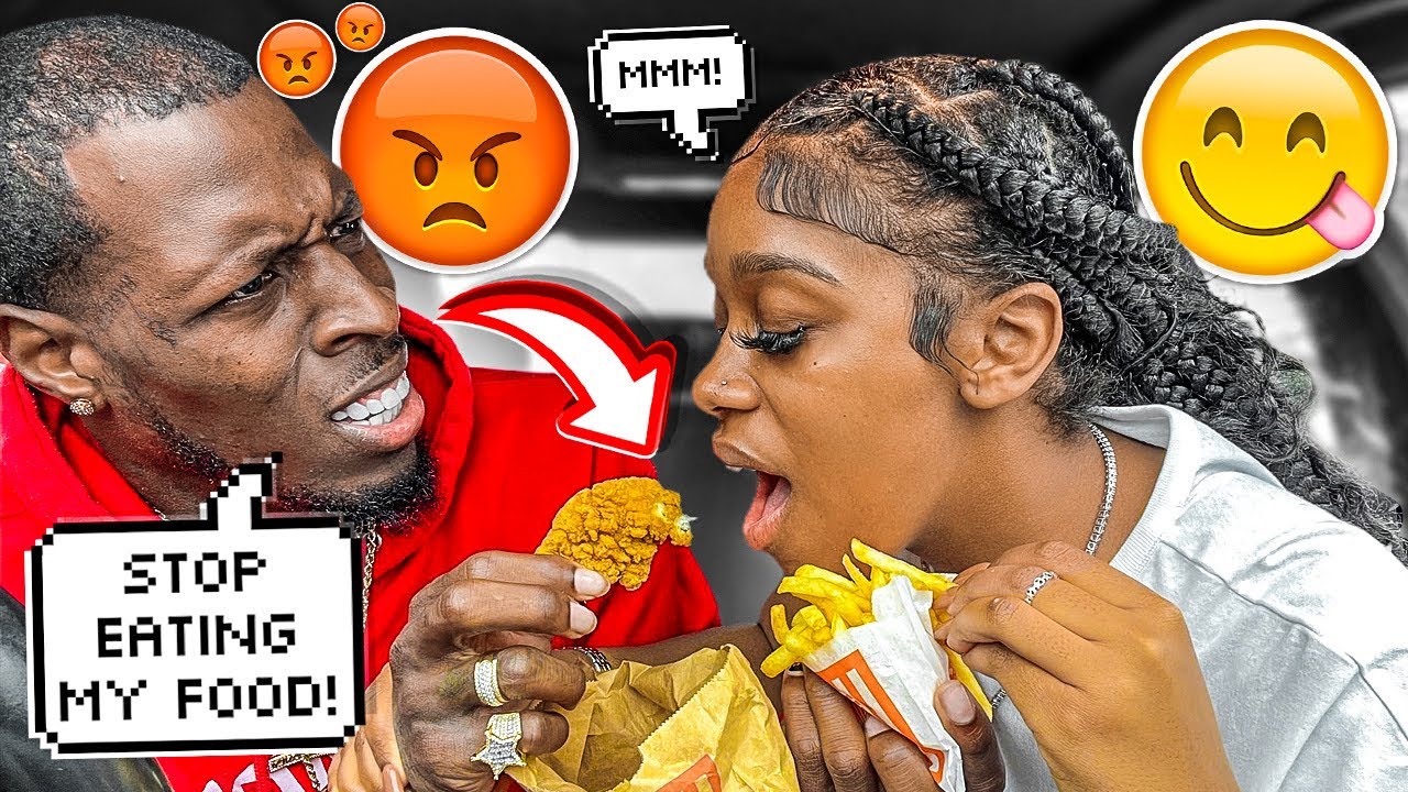 ANNOYING AND EATING ALL MY BOYFRIENDS FOOD AFTER SAYING I WASNT HUNGRY (HILARIOUS)
