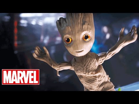 Marvel Guardians of the Galaxy Baby Groot Little Groot 23cm dansant et  sonore!!