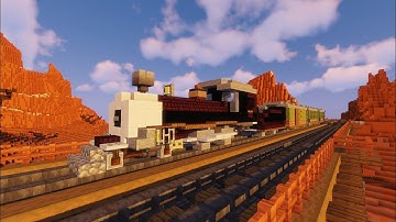 Steam Train | Minecraft Creative / Tutorial