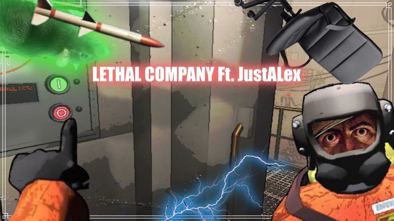 LETHAL COMPANY 5: CANCEROUS RODENTS, SENTIENT OFFICE CHAIRS, AND ALEX SHOCKS HIMSELF Ft. JustAlex