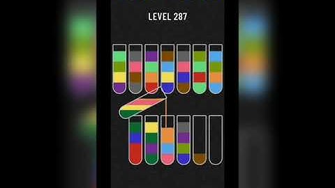 Water sort puzzle level 287
