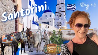 Santorini 🇬🇷 | Pyrgos Villa - Perissa, Perivolos & Eros Beach & Beach Hopping Boat Trip