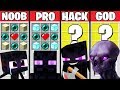 Minecraft Battle : SUPER ENDERMAN CRAFTING CHALLENGE  - NOOB vs PRO vs HACKER vs GOD / Animation