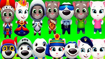 TALKING TOM SPLASH FORCE - All characters - Gameplay, Android Mobile ios