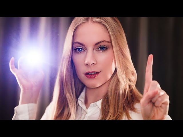 ASMR EXTREMELY Detailed Eye Exam 👀 Medical Roleplay for Sleep, Light Trigger Tests, Eyes Closed