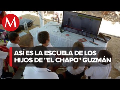 Hijos del Chapo ayudan a levantar escuela rural en Culiacán