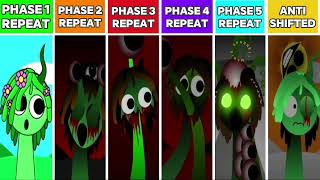 Sprunki Phase 1, 2 , 3 , 4 & Phase 5 Repeat After Anti Shifted Phase 3 Crazy Mod Chaos