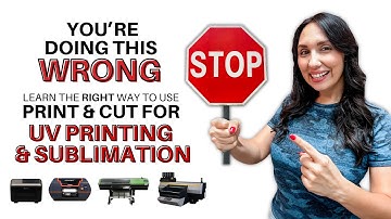 Perfect Print & Cut Using LightBurn Software For UV Printing & Sublimation