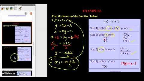 Inverse of a Linear Function: Relations, Functions, and Graphs (CXC Mathematics)