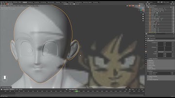 Beginner Tutorial: Modeling Goku In Blender: Part 7: The Ears