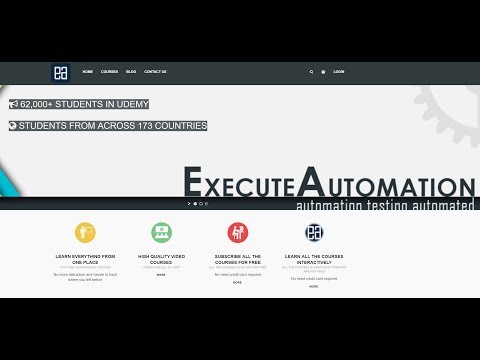 ExecuteAutomation all new website starting Jan 2018