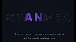Introducing Standex - AI project management tool built at the Cursor Alexandria Hackathon