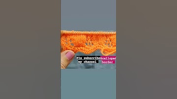 scalloped  border for ladies or girls# pls subscribe like 🌺🙏🌺