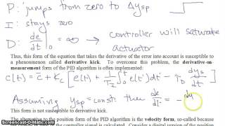 PID controller algorithms