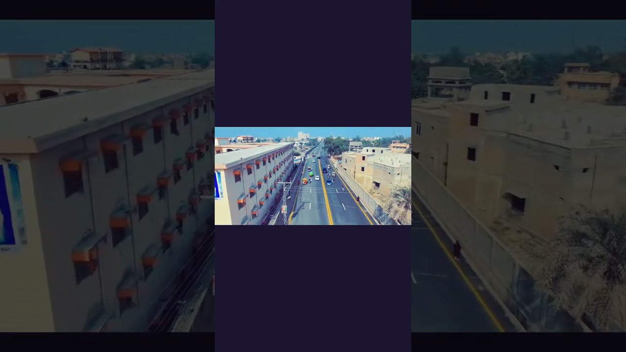 Road Construction. Drone Camera Clip With Jalal Chandio Song. 