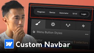 Basic Custom Navbar tutorial in Webflow