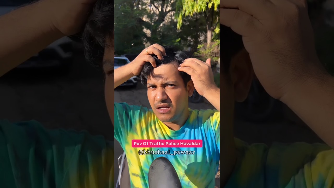 Pov traffic Police wala 😂🤣 || different types people's 